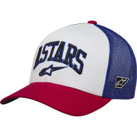 Alpinestars Dunker Trucker Hat - White / Red / Blue