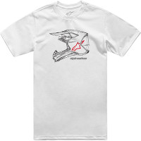 Alpinestars MX Helmet CSF T-Shirt - White