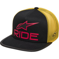 Alpinestars Ride 4.0 Trucker Hat - Black / Yellow / Red