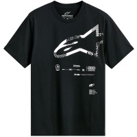 Alpinestars Geografica Short Sleeve CSF T-Shirt - Black