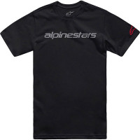 Alpinestars Linear Wordmark 2.0 Short Sleeve CSF T-Shirt - Black / Grey / Red