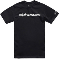 Alpinestars Linear Wordmark 2.0 Short Sleeve CSF T-Shirt - Black / White