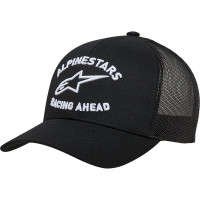 Alpinestars Triple Trucker Hat - Black / Black / White