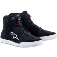 Alpinestars Chrome Riding Shoes - Black / Cool Grey / Red Fluo