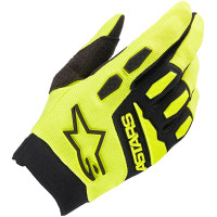 Alpinestars Full Bore Textile Gloves - Yellow Fluo / Black