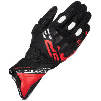 Alpinestars SP-3 Leather Gloves - Black / Bright Red / White