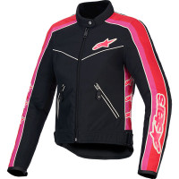 Alpinestars Stella T-Dyno WR Textile Jacket - Black / Bright Red / Fuchisa