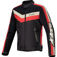 Alpinestars T-Dyno Air Textile Jacket - Black / Bright Red / Ecru