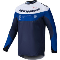 Alpinestars Pro-Dura Jersey - Navy / Bright Blue / White