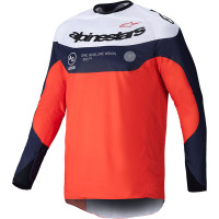 Alpinestars Pro-Dura Jersey - Navy / Hot Orange / White