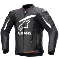 Alpinestars GP Plus V4 Leather Jacket - Black / White