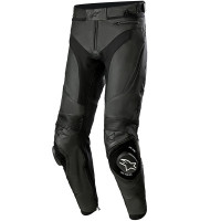 Alpinestars Missile V3 Airflow Leather Trousers - Black / Black