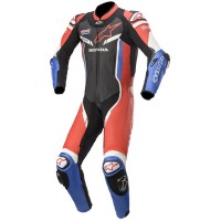 Alpinestars GP Pro V2 1 Piece Honda Suit - Black / Red / Blue