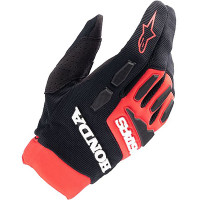 Alpinestars Honda Full Bore Gloves - Bright Red / Black