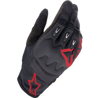 Alpinestars Techdura Gloves - Fire Red / Black