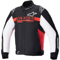 Alpinestars Monza-Sport Textile Jacket - Black / Bright Red / White