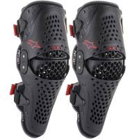 Alpinestars SX-1 V2 Knee Protector Pair - Black / Red