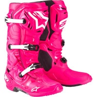 Alpinestars Tech 10 Boots - Diva Pink / White