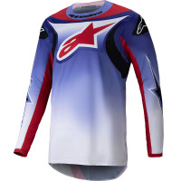 Alpinestars Fluid Wurx Gear Jersey - Purple / Bright Red