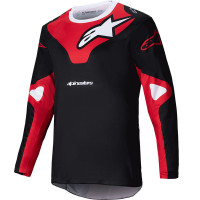 Alpinestars Racer Veil Jersey - Black / Bright Red