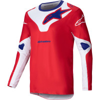 Alpinestars Racer Veil Jersey - Bright Red / White