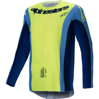 Alpinestars Techstar Melt Jersey - Yellow / Fluo Blue