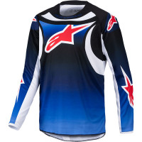 Alpinestars Youth Racer Wurx Jersey - Blue / Black