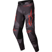 Alpinestars Racer Hollow Pants - Grey Camo / Orange Fluo