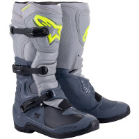 Alpinestars Tech 3 Boots - Dark Grey / Light Grey / Black