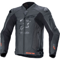 Alpinestars GP Plus R V4 Rideknit Leather Jacket - Black / Black