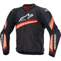 Alpinestars T-GP Plus R V4 Textile Jacket - Black / Red Fluo