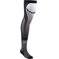 Alpinestars MX Knee Brace Socks - Black / White