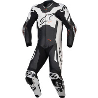 Alpinestars GP Plus V4 Sprint Suit - Black / White / Fluo Red