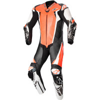 Alpinestars Racing Absolute V2 One Piece Leather Suit - Fluo Red / White / Black