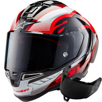 Alpinestars Supertech R10 - Team Gloss Black Carbon / Red / White