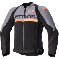 Alpinestars SMX Air Textile Jacket - Dark Grey / Black / Fluo Orange