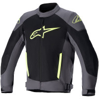 Alpinestars T-SP X Superair Textile Jacket - Tar Grey / Black / Fluo Yellow