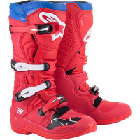 Alpinestars Tech 5 Boots - Bright Red / Dark Red / Alpine Blue