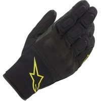 Alpinestars S Max Drystar Mixed Gloves - Black / Yellow Fluo