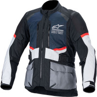 Alpinestars Andes Air Drystar Textile Jacket - Deep Blue / Black / Ice Grey