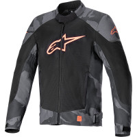 Alpinestars T-SP X Superair Textile Jacket - Grey Camo / Red Fluo