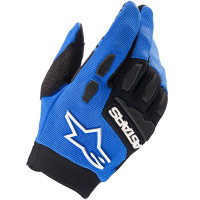 Alpinestars Youth Full Bore Textile Gloves - Blue / Black