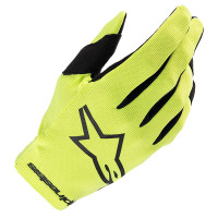 Alpinestars Youth Radar Textile Gloves - Yellow Fluo / Black