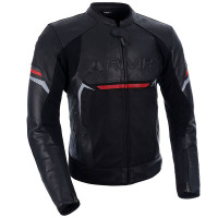 ARMR Raiden 3.0 Leather Jacket - Black / Red