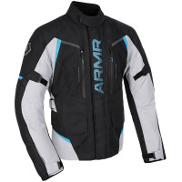 ARMR Kiso 4.0 Waterproof Jacket - Black / Light Grey / Blue