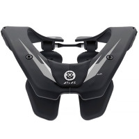 Atlas Air Neck Brace - Black / Chrome