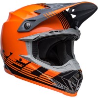 Bell Moto 9 Mips - Louver Gloss Black / Orange