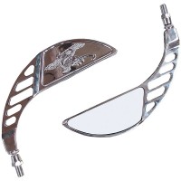 Bike It Vixen High Universal Mirror - High Chrome