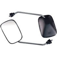 Bike It Universal Square Mirrors - Black