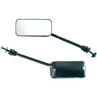 Bike It F1 Long Universal Mirrors - Black